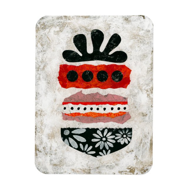 Íman Felicidade importa o refrigerador Magnet Abstrato  (Vertical)