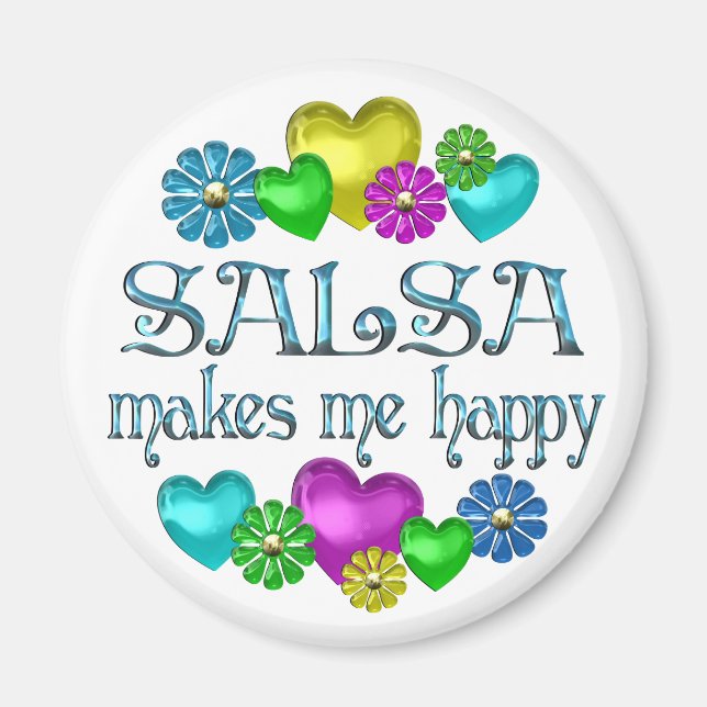 Íman Felicidade Salsa (Frente)