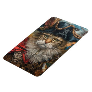 Íman Feline Buccaneer - Imagem fotográfica flexível