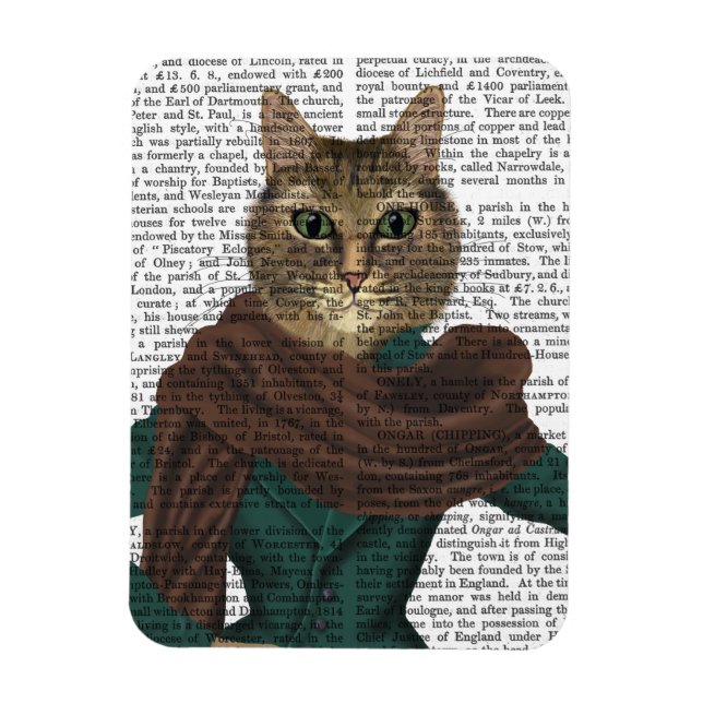 Íman Feline Fashionista (Vertical)