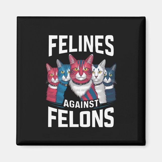 Íman Felinos Contra Criminosos (Frente)