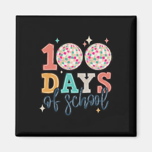 Íman Feliz 100º Dia Da Professora Da Escola Groovy Disc
