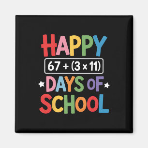 Íman Feliz 100 Dias De Escola Equação Matemática 100º D