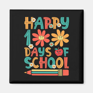 Íman Feliz 100 Dias De Estudante Escolar 100º Dia