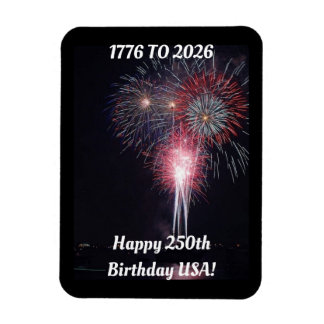 Íman Feliz 250º Aniversário EUA Ímã