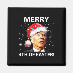 Íman Feliz 4º Da Diversão Páscoa Joe Biden Natal Feio