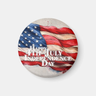 Íman Feliz 4 de Julho - Dia da Independência