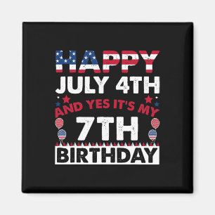 Íman Feliz 4 de julho e sim é meu 7º aniversário Indepe