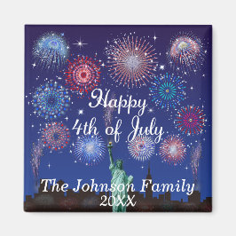 Íman Feliz 4 de julho em Nova Iorque