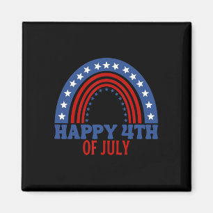 Íman Feliz 4 de Julho Piada Bandeira dos EUA para Indep