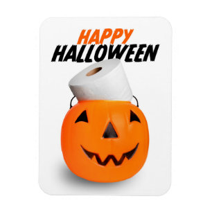 Íman Feliz Abóbora De Halloween Com Humor De Papel De 
