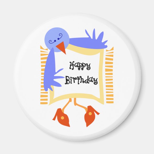 Íman Feliz Aniversário (Frente)