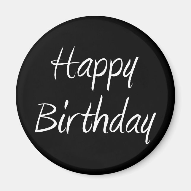 Íman Feliz aniversário (Frente)