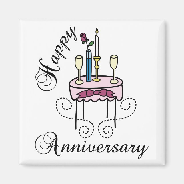 Íman Feliz aniversário (Frente)