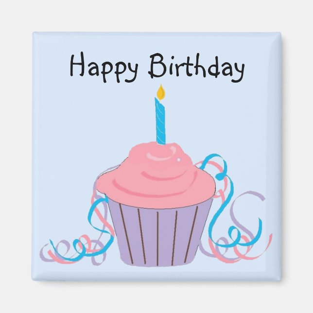 Íman Feliz aniversário (Frente)