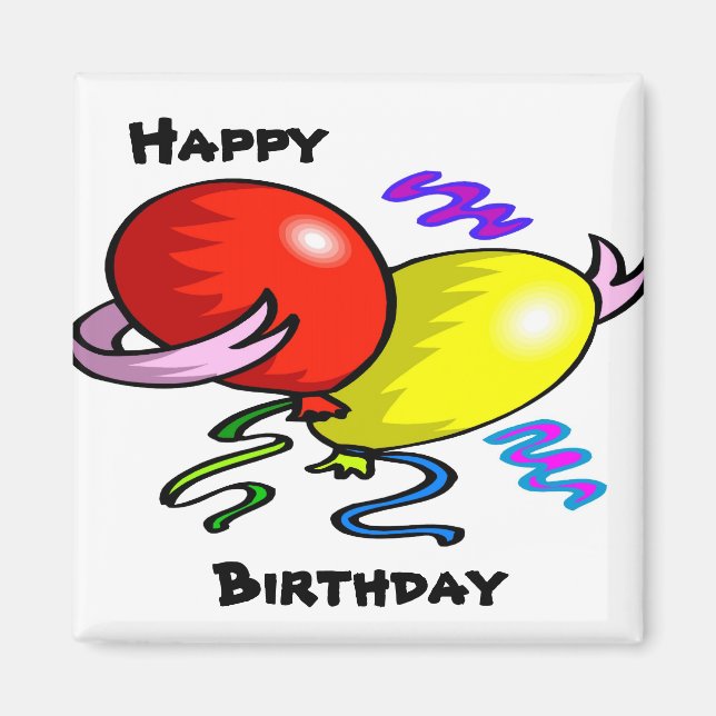 Íman Feliz Aniversário (Frente)
