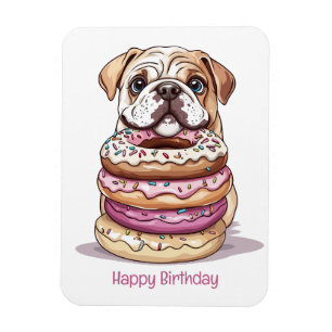 Íman Feliz Aniversário Cogões Ingleses