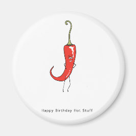 Íman Feliz Aniversário Coisa Quente. Aniversário