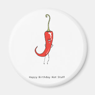 Íman Feliz Aniversário Coisa Quente. Aniversário 