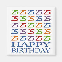 Feliz aniversário de 25!