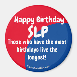 Íman Feliz Aniversário do LP Frigorífico Magnet