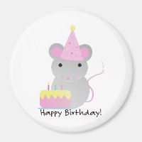 Feliz Aniversário do Rato de Partida Bonita