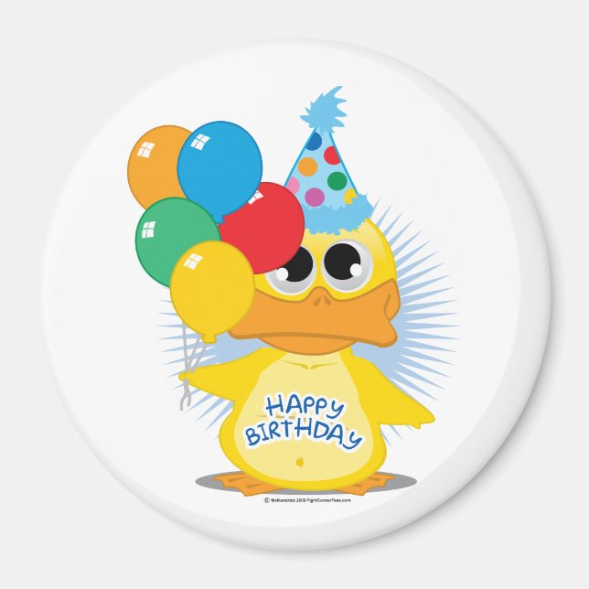 Íman Feliz Aniversário Duque (Frente)