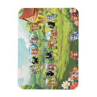 Íman Feliz Aniversário Gato Magneta para Gatos