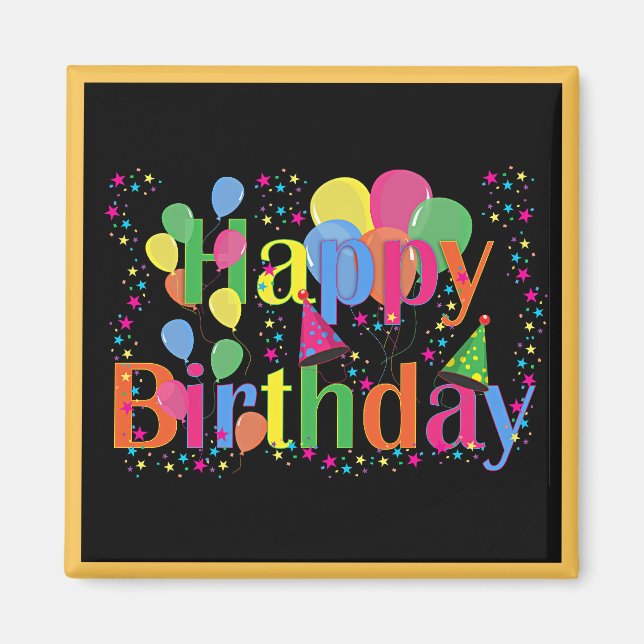 Íman Feliz Aniversário, Hora de Comemorar, (Frente)