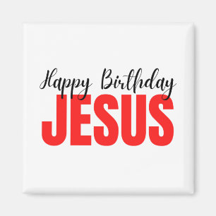 Íman Feliz aniversário Jesus Natal