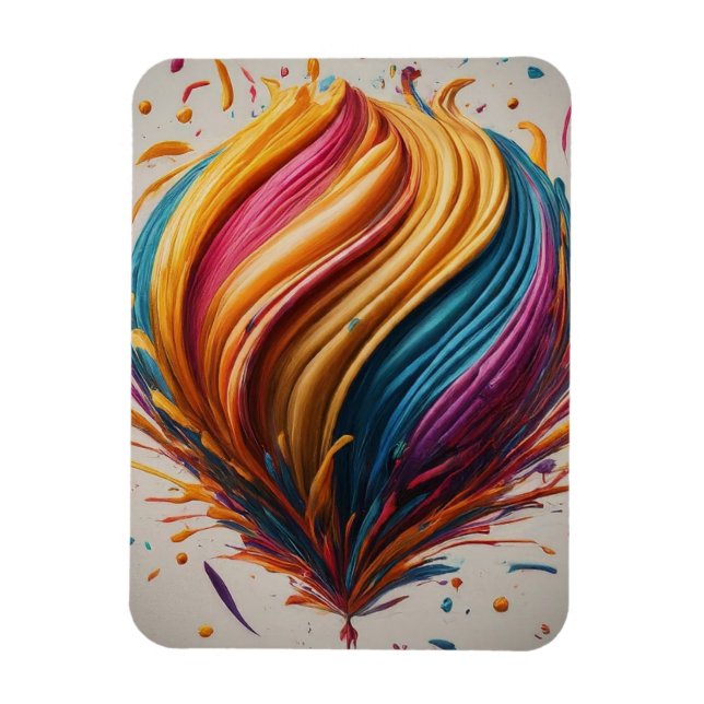 Íman Feliz Aniversário Joy Foto Flexível (Vertical)