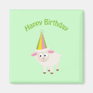 Íman Feliz aniversário Lamb