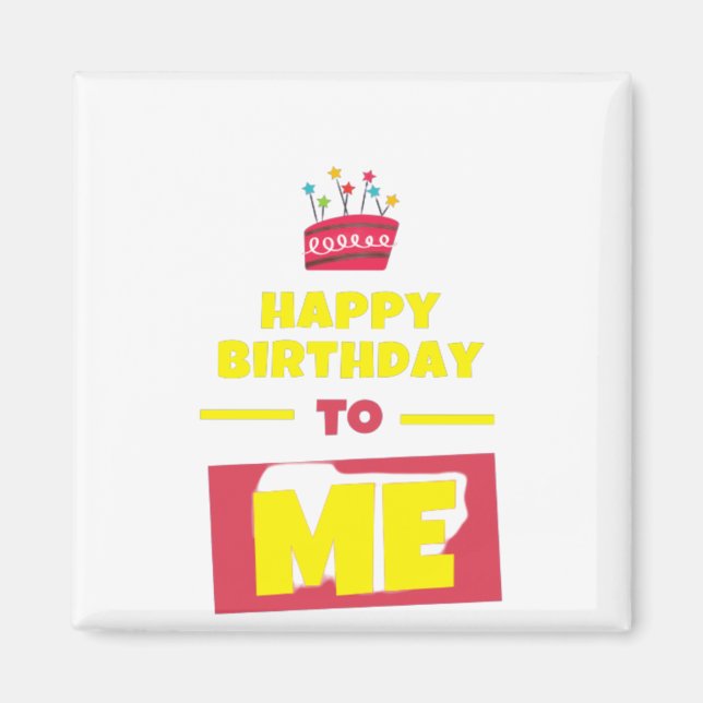 Íman Feliz aniversário para mim (Frente)