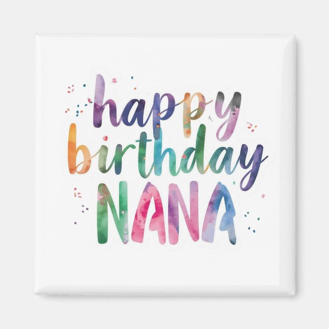 Íman Feliz Aniversário Vovó (Frente)