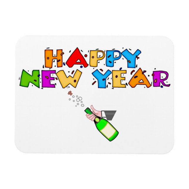 Íman Feliz ano novo (Horizontal)