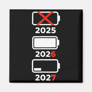 Íman Feliz Ano Novo Engraçado 2026 2027 67 Meme Seis Se
