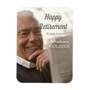 Íman Feliz aposentadoria adicione nome foto anos de ser