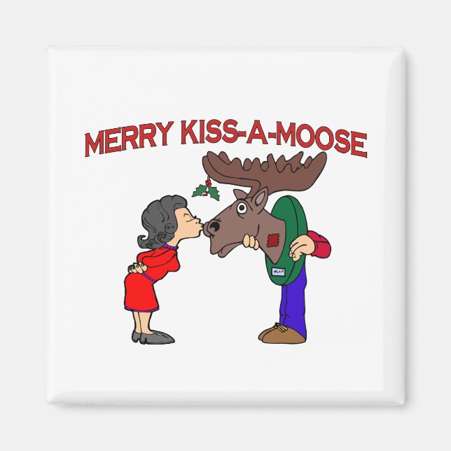 Íman Feliz Beija A Moose (Frente)