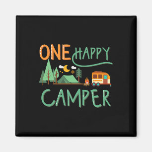 Íman Feliz Camper Feliz Férias De Verão Que Corresponde