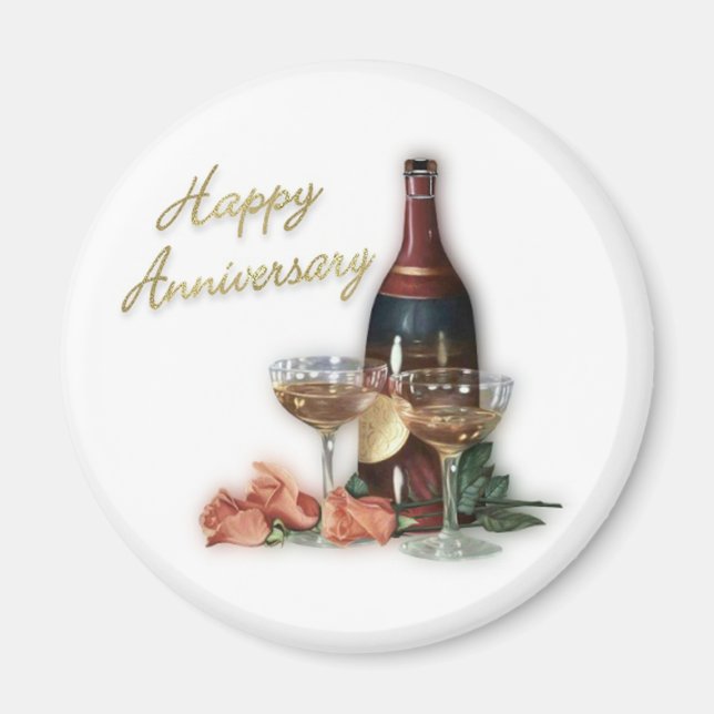 Íman Feliz Celebração do Aniversário (Frente)