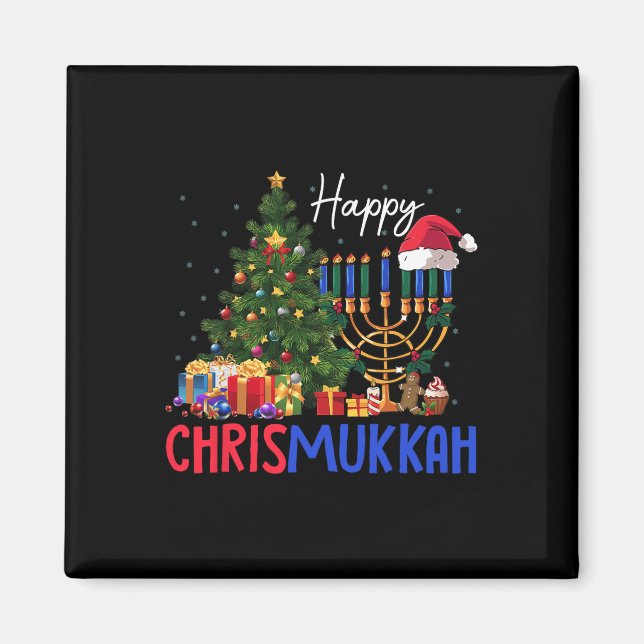 Íman Feliz Chrismukkah Feliz Natal Hanukkah 2 (Frente)