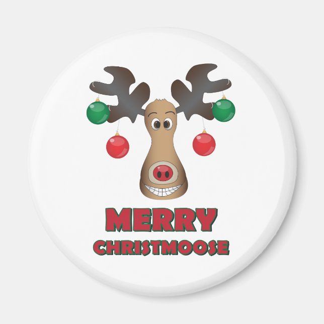 Íman Feliz Christmoose! (Frente)