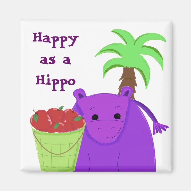Íman Feliz como um Hipopótamo (Frente)