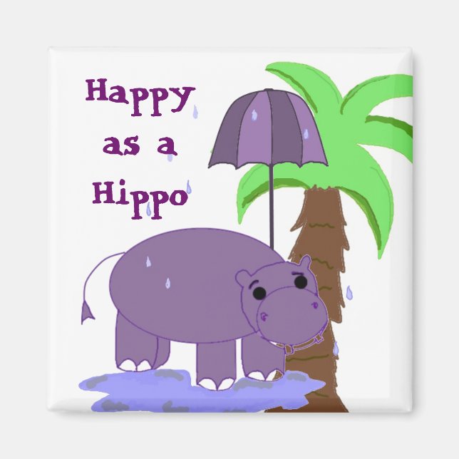 Íman Feliz como um Hipopótamo (Frente)