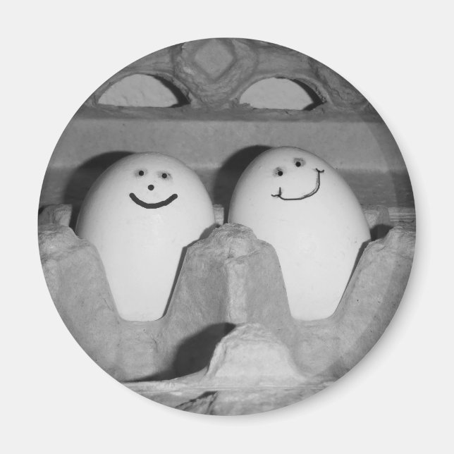 Íman Feliz Cozinha Frigorífica de Ovos! (Frente)