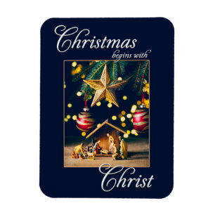 Íman Feliz Cristo da Cena de Natal