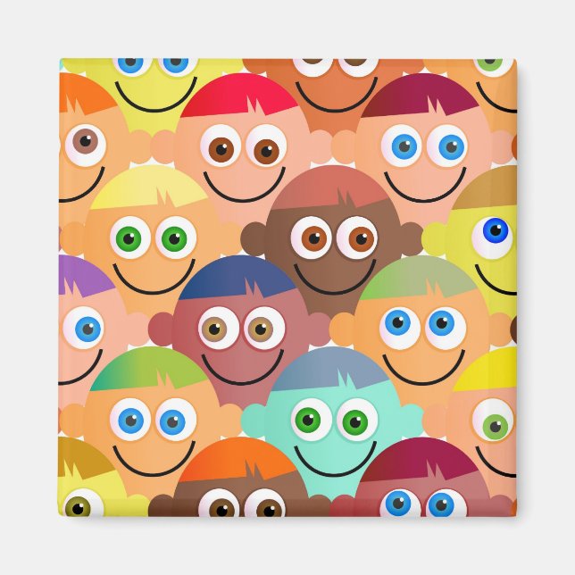 Íman Feliz Crowd (Frente)