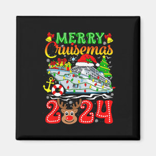 Íman Feliz Cruisemas 2024 Cruise Christmas Rudolph Xmas