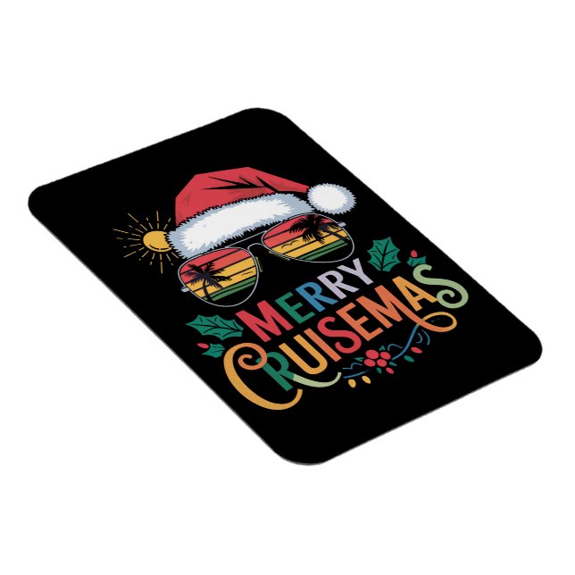 Íman Feliz Cruisemas 2024 Papais noeis de Natal Reindee (Lado Direito)