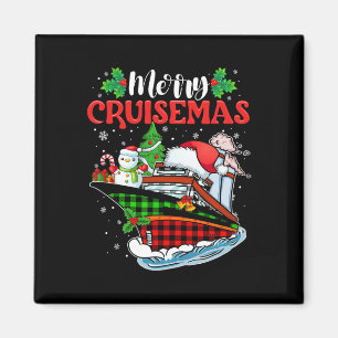 Íman Feliz Cruisemas Família Cruzar Diversão de Natal